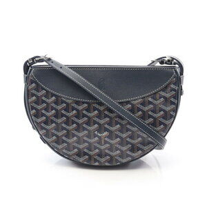 Goyard Hirondelle Shoulder Bag Leather Navy Blue